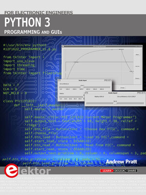 cover image of Python 3 Programming and GUIs